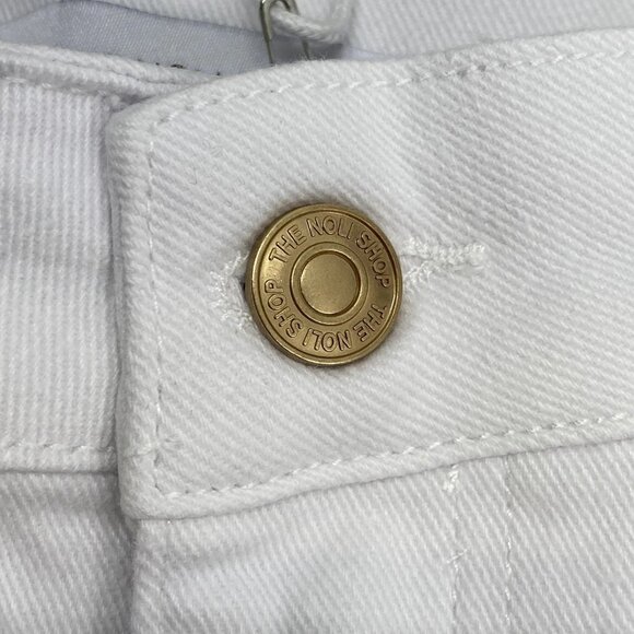 The Noli Shop Women’s Allegra Bootcut High-Rise Jeans – White – Size 28 - Picture 9 of 10